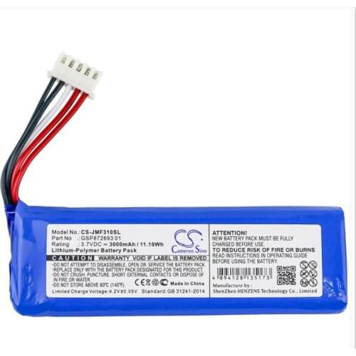 Cameron Sino 3000mAh battery for JBL Flip 4 Flip 4 Special Edition GSP872693 01 Speaker Battery