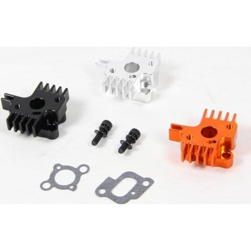 CNC Aluminum Intake Spacer, Carburetor Mount Fits 23cc-30.5cc CY, Rovan, King Motor, and some Zenoha motors 95216