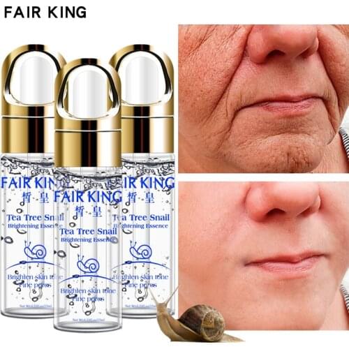 Tea Tree Snail Plant Extract Face Serum Whitening Blemish Serum Ampoules Anti-acne Rejuvenation Facial Liquid