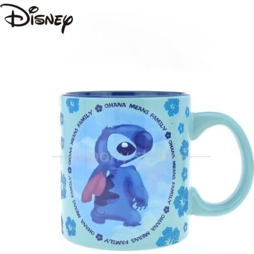 Disney Mugs Stitch Star Cartoon Large Capacity Ceramic Mugs Home and Office Coffee Mugs Drinking Mugs coffee cup