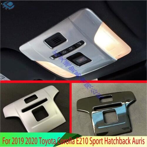 For 2019 Toyota Corolla E210 Sport Hatch Hatchback Auris ABS chrome front interior lamp reading lamp trim cover