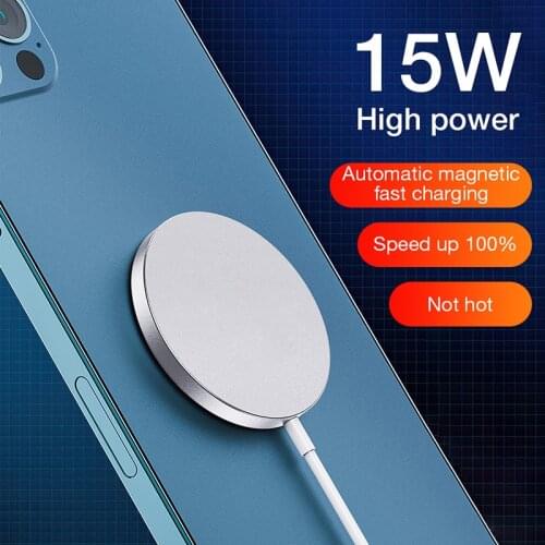 For iphone 12 wireless charging 5W 7.5W 15W compatible with PD and QC For iPhone 12 pro charger adapter Magsfing Magsave