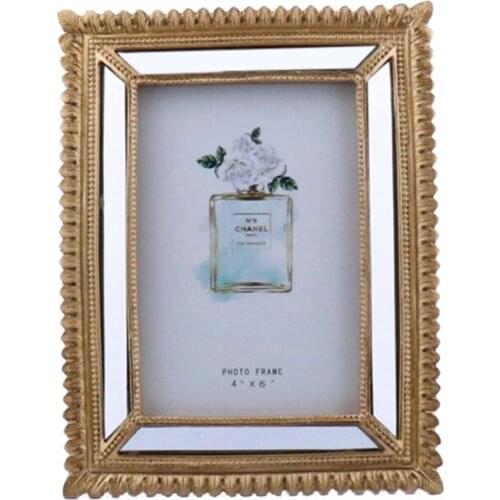 Europe type restores ancient ways American aureate mirror photograph frame places stage photograph frame to place piece