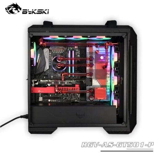 Bykski RGV-AS-GT501-P Distro Plates Kit for ASUS TUF Gaming GT501 Chassis