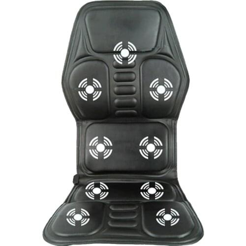 8 IN 1 Home Office Car Vehicle Chair Seat Vehicle Electrical vibration Massage Back Seat relief lumbar back pain support