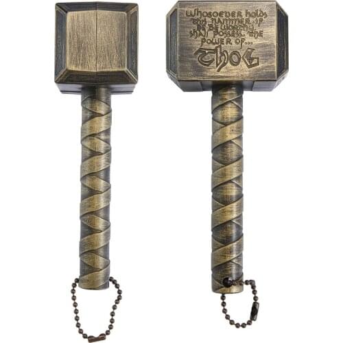 MINI Cosplay 's Hammer Weapon Figure Model Bottle Openers Toy Stainless Steel Bar Party Toy Tools