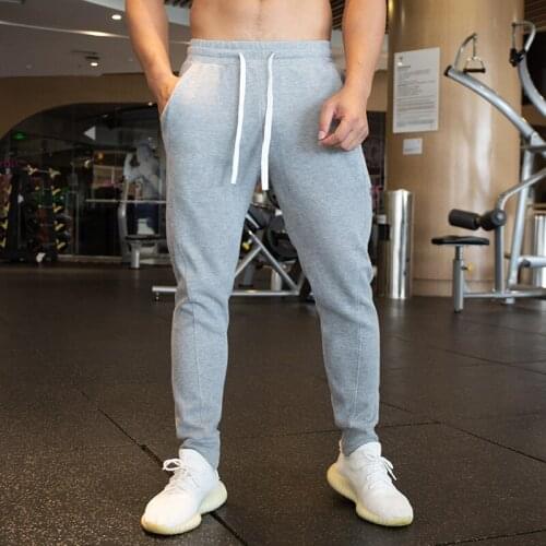 Gym Workout Men Soft Jogging Running Pants Autumn winter thick Fitness Trousers Sport training Pants Bodybuilding Sweatpants