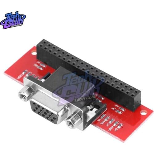New Version VGA666 Adapter Board DPI dtoverlays Module For Raspberry Pi 3B / 2B / B+ / A