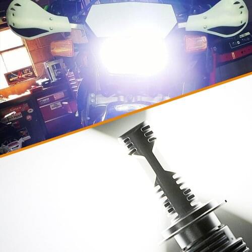 NOVSIGHT Motorcycle Bulbs Led H4 H7 H11 1:1 Mini Design 6000LM 25W 12V 6000K White Led Headlight Lamp Bulb Motorcycle Parts