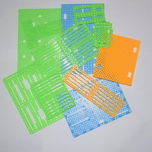 5pcs plastic panel frame bracket rc car robot ship four six axis aircraft diy toys parts model accessories baby toy for childre