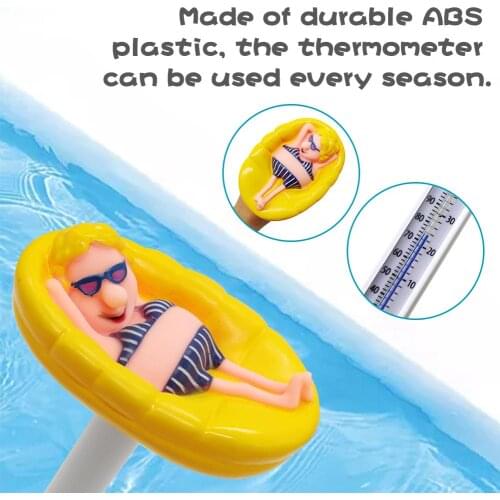 Floating Pool Thermometer Cute-shaped Thermometer For Outdoor And Indoor Swimming Pools