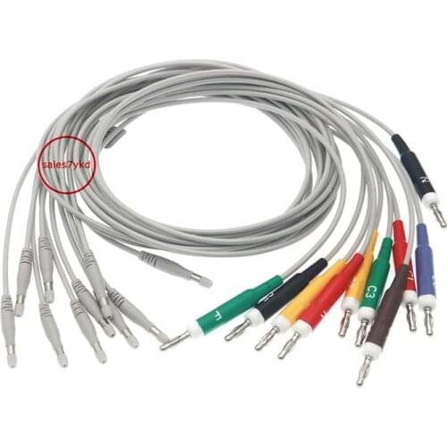 Compitable for Welch Allyn 10 Lead ECG EKG Cable and Leadwires