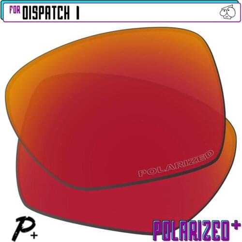 EZReplace Polarized Replacement Lenses for - Oakley Dispatch 1 Sunglasses - Red P Plus