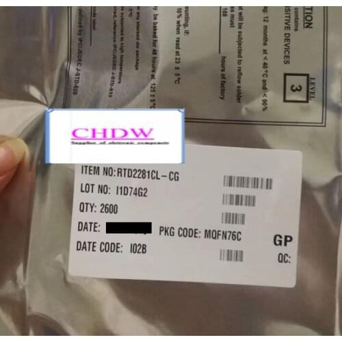 RTD2281CL-CG RTD2281CL QFN76 NEW AND ORIGNAL IN THE STOCK