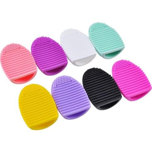 Silicone Makeup Brush New Listing 8 Colors Optional Portable Makeup Brush Gadget Cleansing Makeup Brush Facial Cleansing Brush