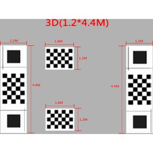 Smartour 3D Calibration Cloth Special For 360 Degree Surround Bird View System Debugging Clothes