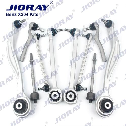 JIORAY Control Arm Ball Joint Stabilizer Link Tie Rod Kits For Mercedes Benz GLK Class X204 2043308011 2043308111