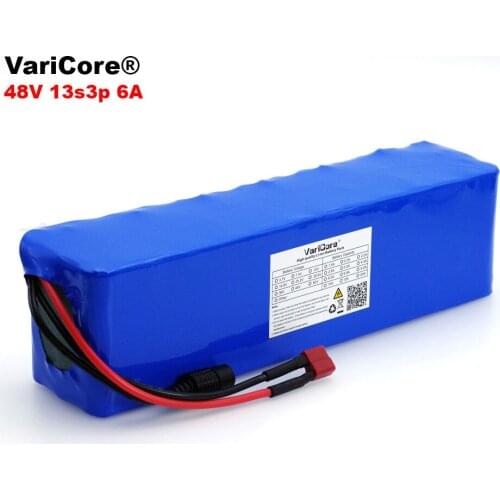 VariCore 48V 6ah 13s3p High Power 18650 Battery electric bicycle moped Electric Motorcycle DIY Battery 48v BMS Protection+PCB