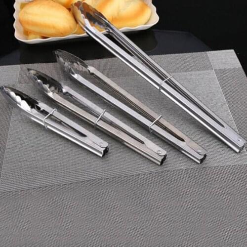 1Pc Meal Clip Stainless Steel BBQ Tongs Outdoor Camping Kitchen Travel Picnic Cutlery Tools Portable Camping Clips Tablewares