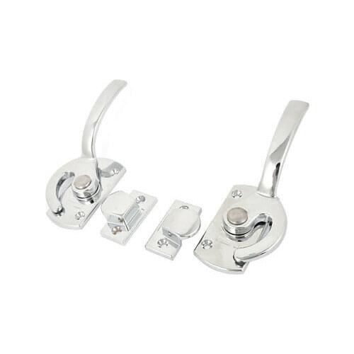 2 Pcs Industrial Lab Oven Door Aluminium Alloy Latch Release Pull Handle