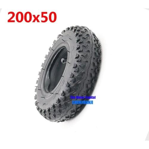200x50 Tire and Tube Pneumatic Wheel Off-Road Tires for Electric Scooter,Electric Gas Scooter,Mountain Scooter and Wheelcha