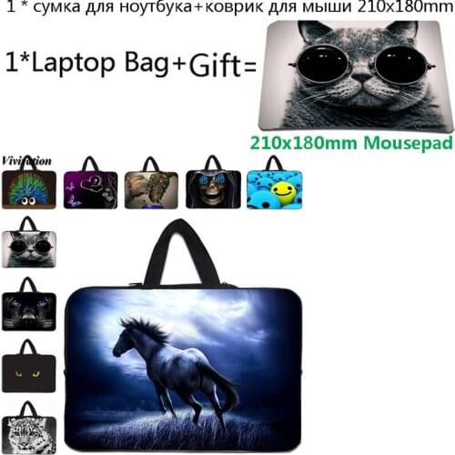 2020 The Most Popular 13 10 Notebook Bag 14 12 15 17 11.6 Laptop Sleeve Chromebook Case+21x18cm Gaming Mousepad For Acer Swift 1