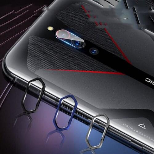 2IN 1 Camera Screen Protector For Red magic 5G Lens Metal Ring + Protective Film Glass For Red magic 5G