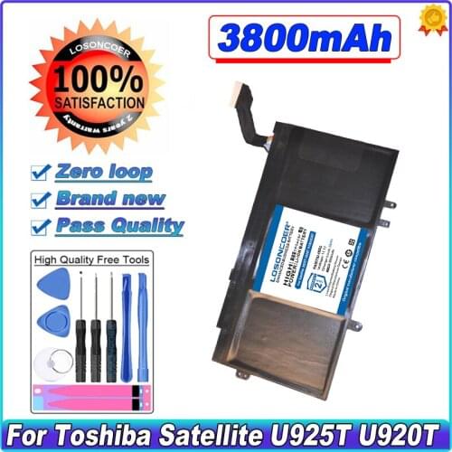 3800mAh PA5073U-1BRS Laptop Battery For Toshiba Satellite U925T U920T PABAS267 Series Laptop PA5073U-1BRS PA5073U P000563900