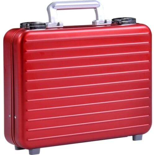 Aluminum Mini Breifcase Password Case Toiletry Tools Notebook Briefcase Metal Aluminum Hard Case
