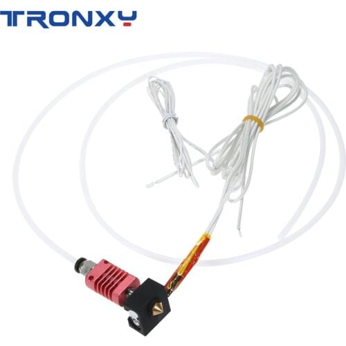 Assembled MK10 Extruder Hotend Kit with Aluminum Heating Block 0.4mm Nozzle 100K Thermistor PTFE Tube for X5SA/X5SAPRO/XY-2PRO