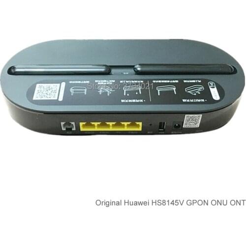 Free Shipping HS8145V GPON ONU ONT 4GE+1Tel+1USB+2WIFI(2.4G/5G) Same Function as HG8245U HG8245Q2 Optical network terminal