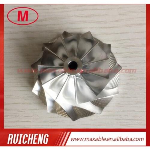CT20B 17291-17040 45.90/64.89mm 11+0 blades Turbo Billet/aluminum 2618/milling compressor wheel for 17201-17040