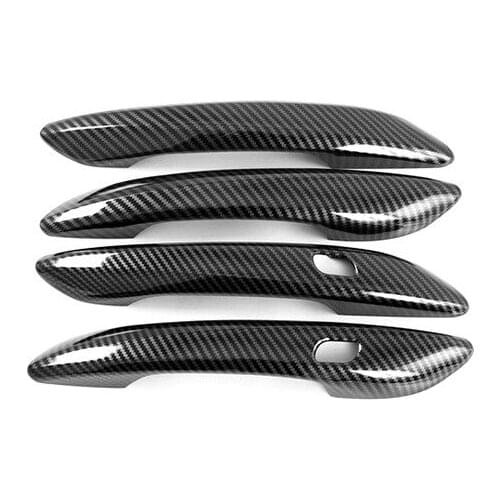 For Hyundai Elantra CN7 2021 handle front and rear fog lamp frame ABS carbon fiber pattern decoration Avante