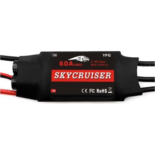 Gartt Skycruiser Brushless 60A (2~6S)Esc for 450 and 450L helicopter High Quality