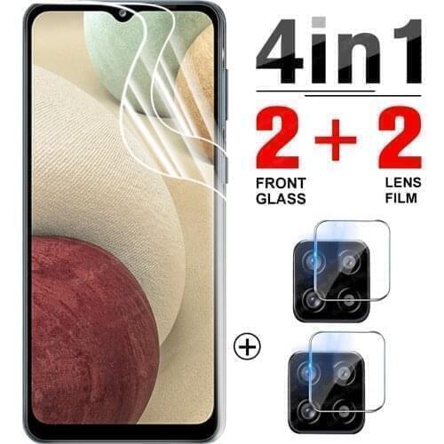 4-in-1 Hydrogel Film for Samsung Galaxy A12 Full TPU Screen Protector Film For Svmsung A12 A42 F41 protective film not glass