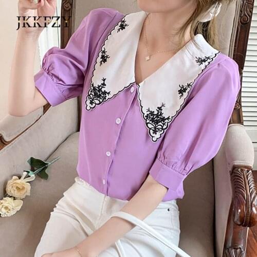 Летние блузки JKKFZY China At AliExpress