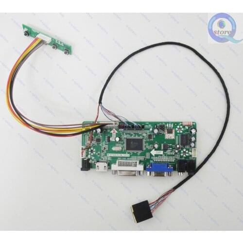 LED LCD Controller Board Monitor Diy Kit - 40cm LVDS Cable HDMI-compatible+DVI+VGA+Audio