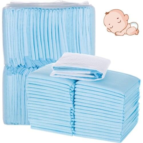 20/40/100 pcs Baby Nursing Pad Disposable Diaper Paper Mat for Adult Child baby Absorbent Waterproof Diaper Changing Mat