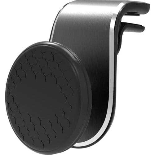 Magnetic Mount 360 Degree Rotation Clip-on Car Air Vent Phone Holder Stand