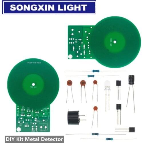 10PCS DIY Kit Metal Detector Kit Electronic Kit DC 3V-5V 60mm Non-contact Sensor Board Module DIY Electronic Part Metal Detector