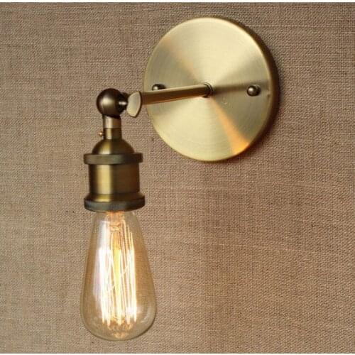 Retro Loft Style Edison Wall Sconce Simple Vintage Wall Light Fixtures Industrial Wall Lamp For Home Lighting Arandela