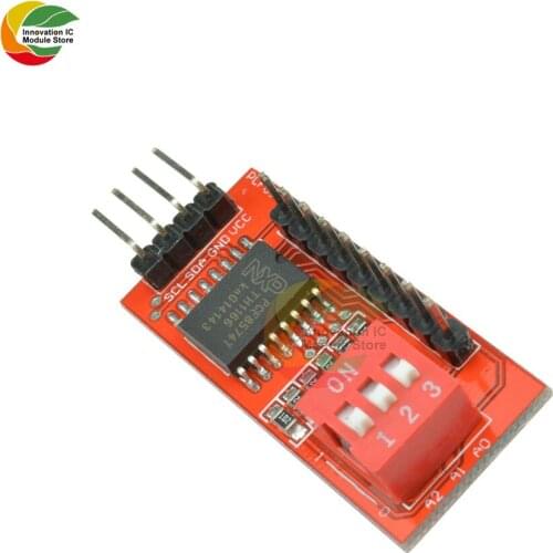 PCF8574 PCF8574T I/O Support Cascading Extended Module For Arduino Expansion Board High Low Level For I2C IIC Port Interface