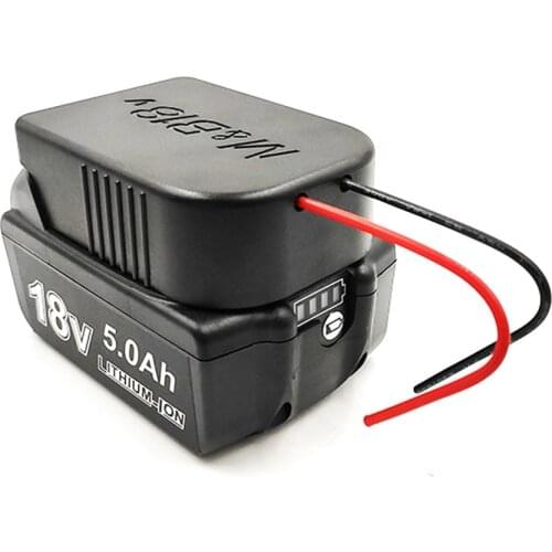 Battery Converter Adapter Li-Ion Battery Converter to DIY Cable Output Adapter for Makita/Bosch 18V Lithium Battery Accessories