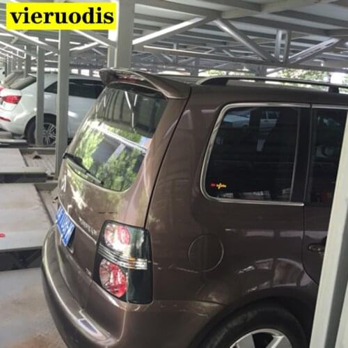 Rear window roof big wings spoiler for Volkswagen touran high quality ABS primer paint for VW touran spoiler 2004 to 2016