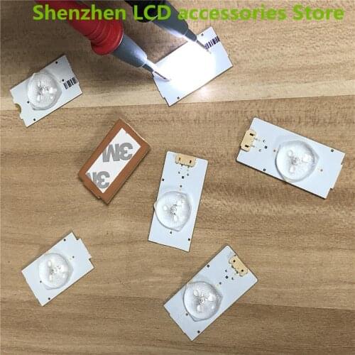 40Pieces/lot FOR konka 3v Lens Liquid Crystal Television Refit LED LED Lamp Bar 32 Inch -65 Inch Refit LED Lamp Bar