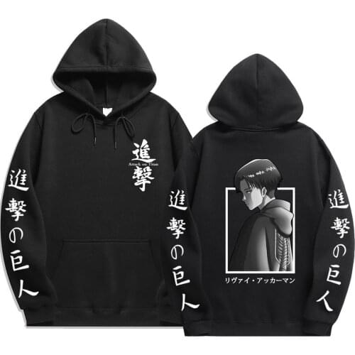 Attack on Titan Hoodie Autumn Winter Casual Warm Hoodies Men Japanese Anime Eren Yeager Sweatshirt Hip Hop hoodie Male