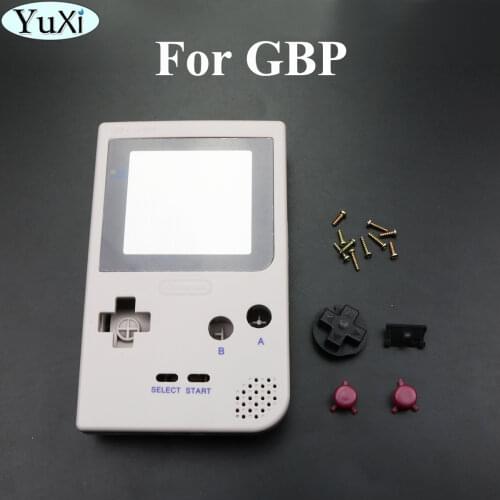 YuXi Limited Edition Grey Full Housing Shell Buttons Mod Repair for Nintend for GameBoy Pocket for GBP DMG-01