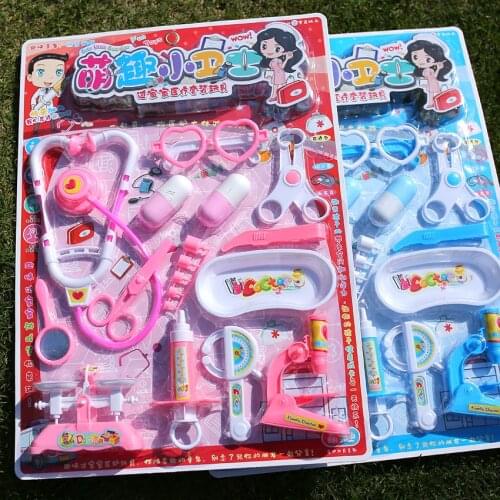 1set Children Simulation Doctor Toy Set Medical Box Girl Nurse Stethoscope Baby Tool