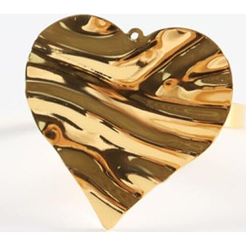 12 / PCS new love napkin button heart napkin ring Valentines Day table accessories napkin ring