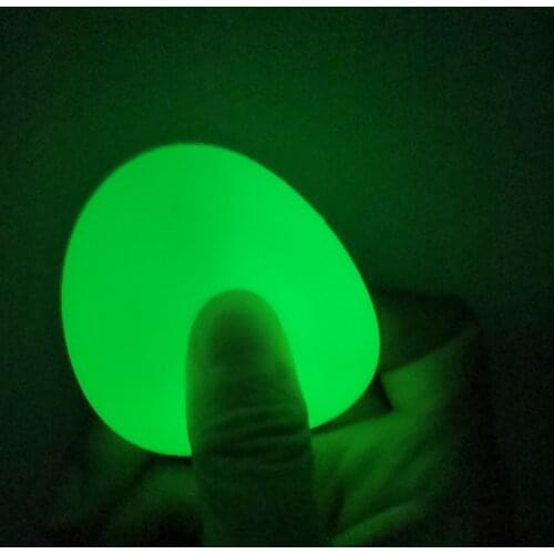 4pcs/set Glow In The Dark Sticky Wall Balls 6.0CM Gobbles Balls Fidget Toys For Boys Girls Antistress Interesting Products